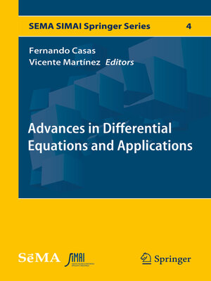 cover image of Advances in Differential Equations and Applications